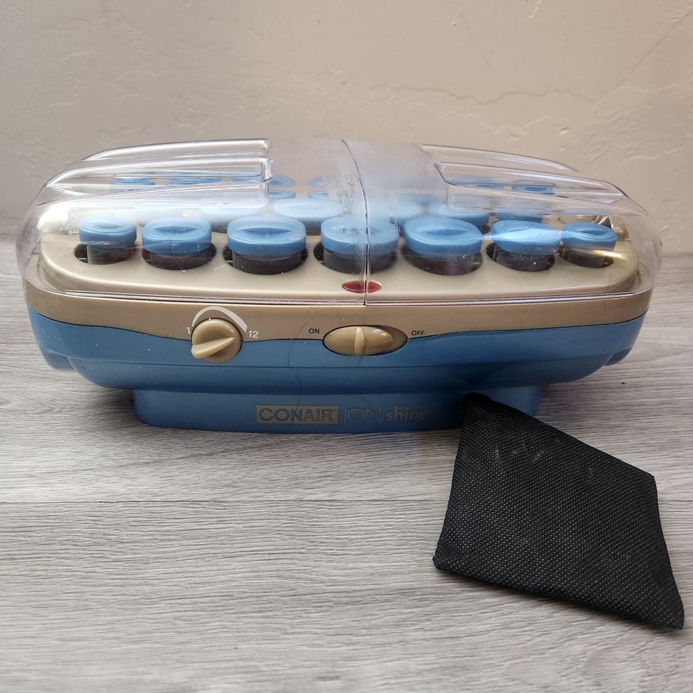 Conair‎ Ion Shine Instant Heat Hair Setter 20 Velvet Rollers  Styling Multi Size
